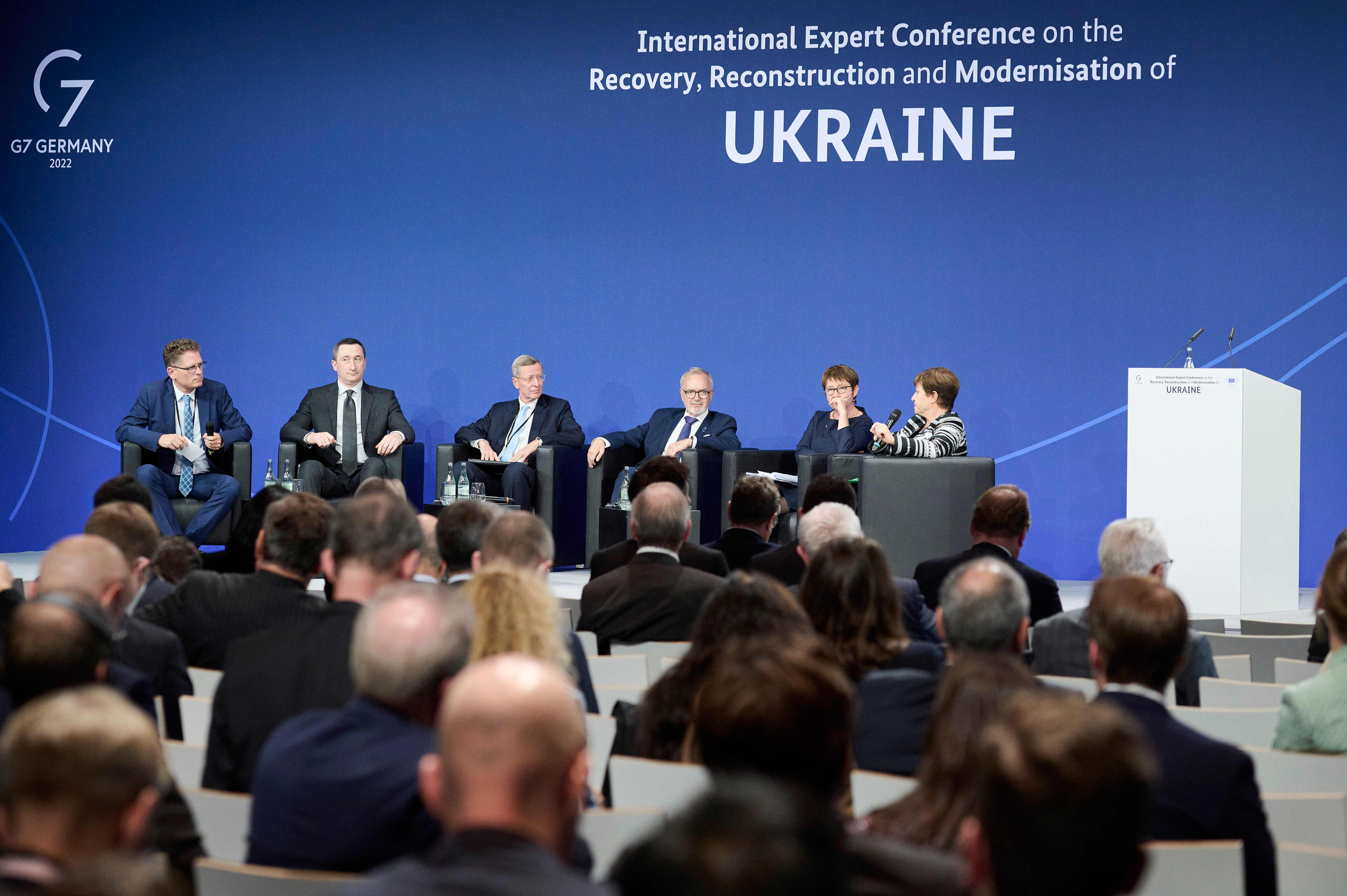 Internationale Expertenkonferenz zum Wiederaufbau der Ukraine in Berlin