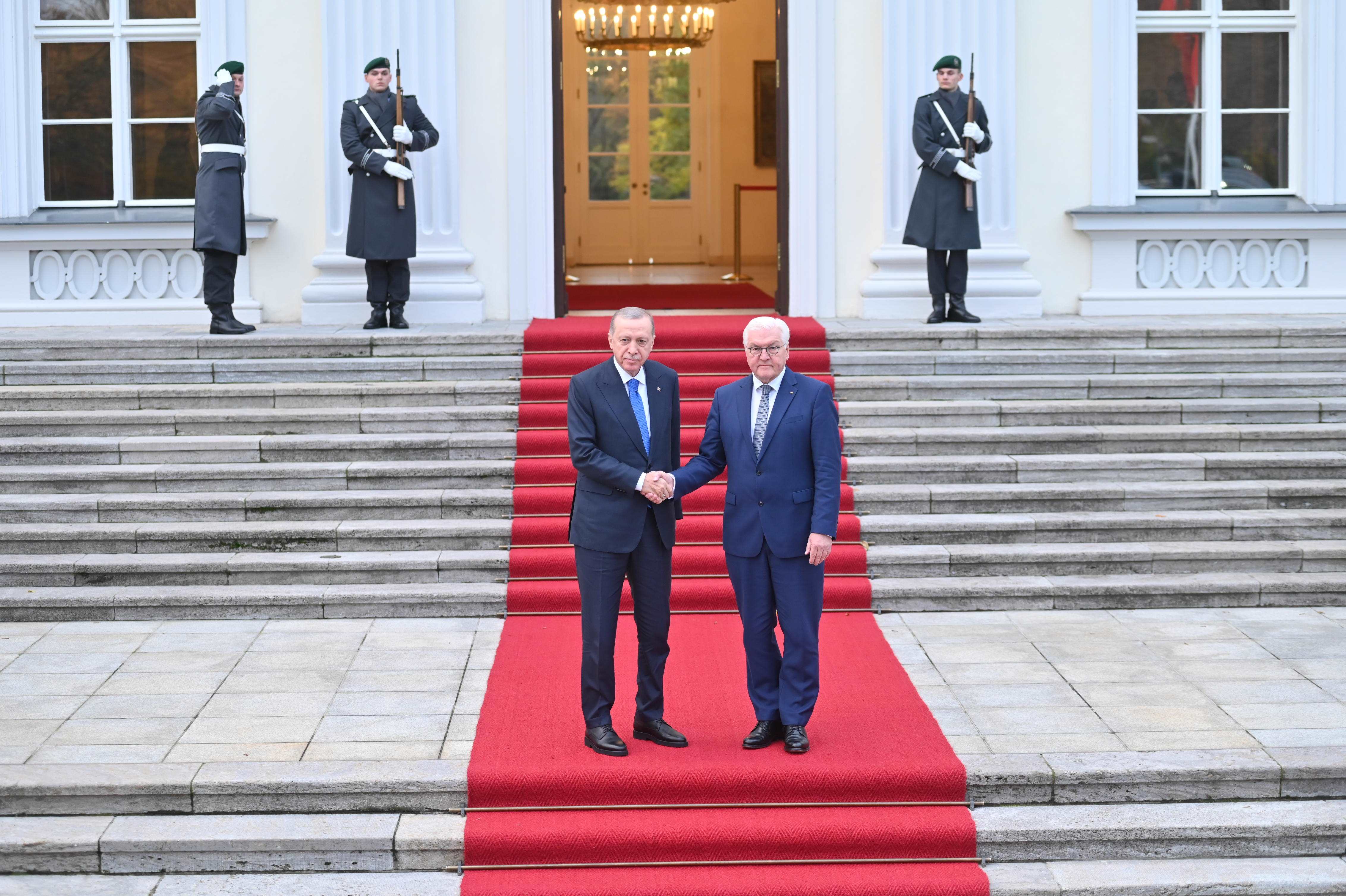Berlin, Steinmeier trifft Erdogan
