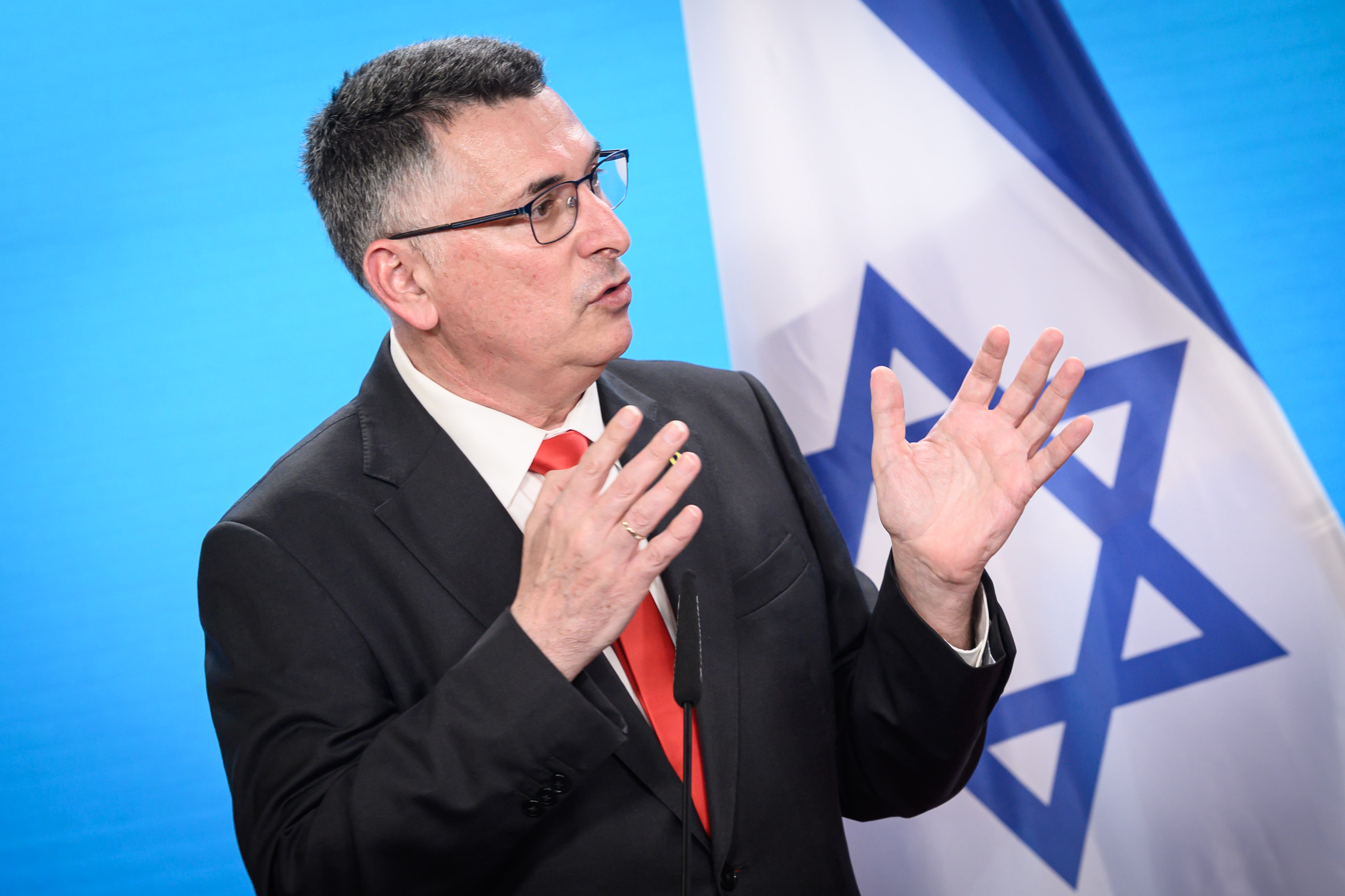 Berlin, Pressebegegnung Johann Wadephul und Gideon Sa‘ar