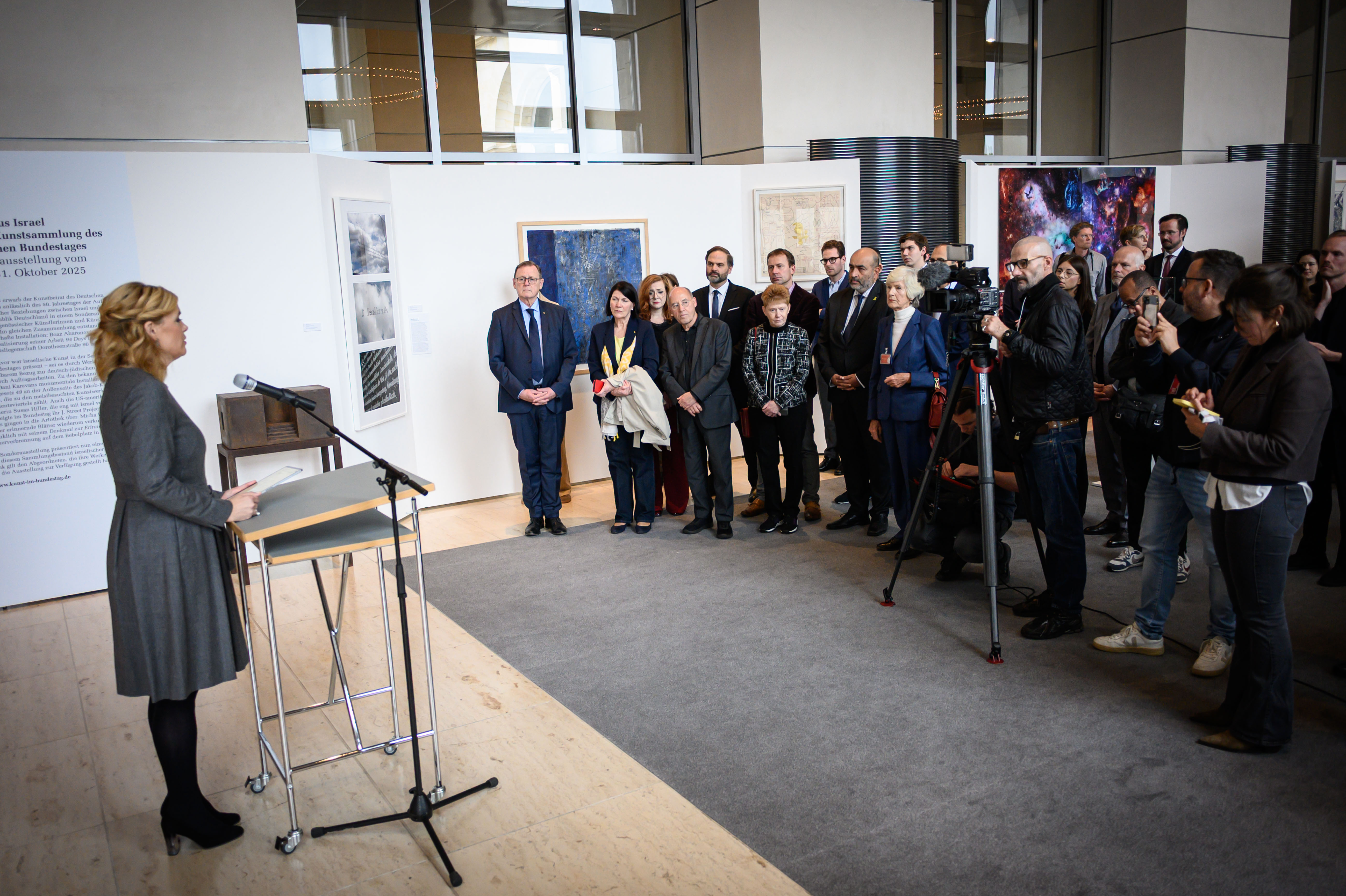 Berlin, Eröffnung der Ausstellung "Kunst aus Israel" durch Bundestagspräsidentin Julia Klöckner