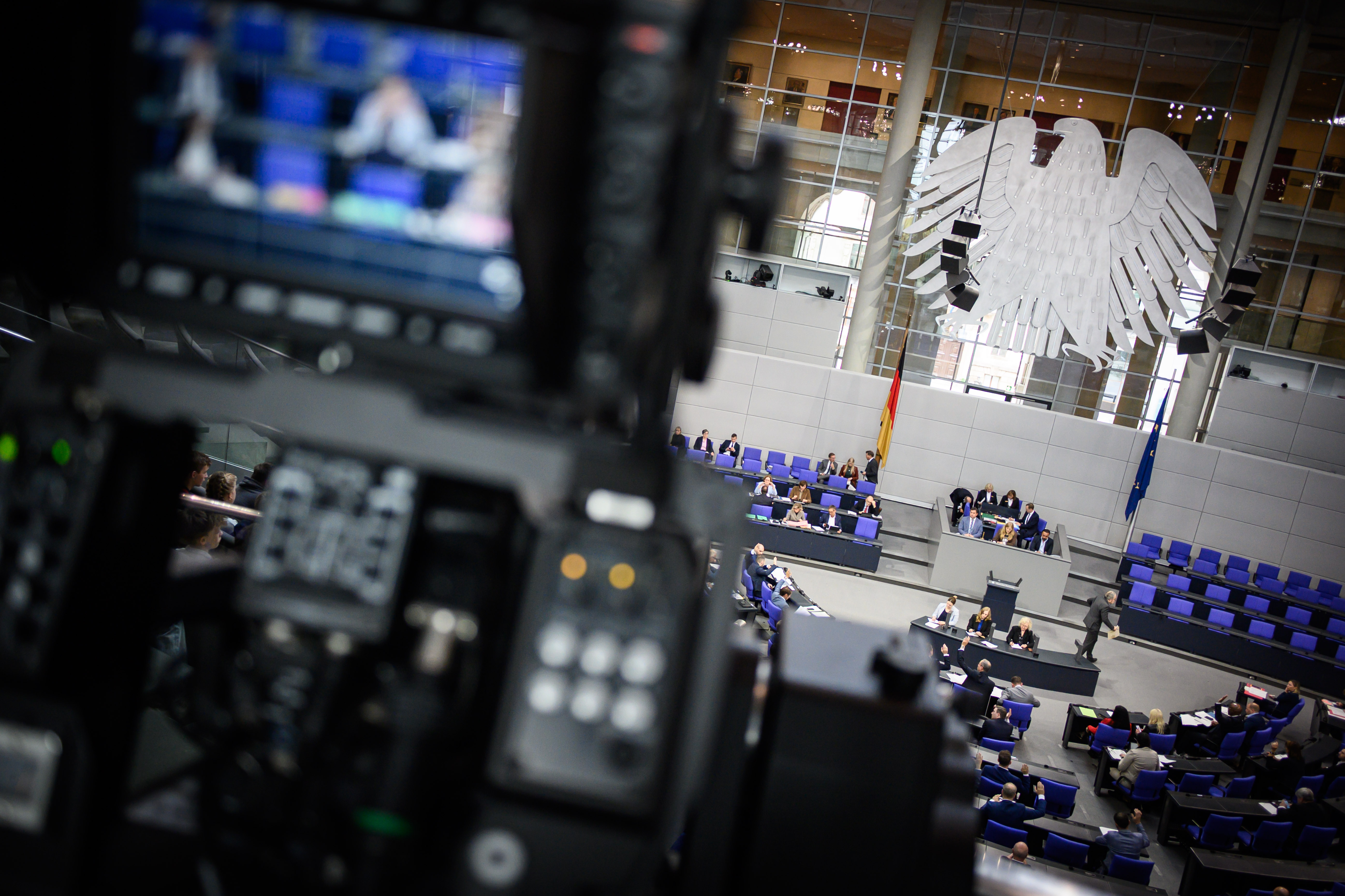 Berlin, Plenarsitzung im Bundestag