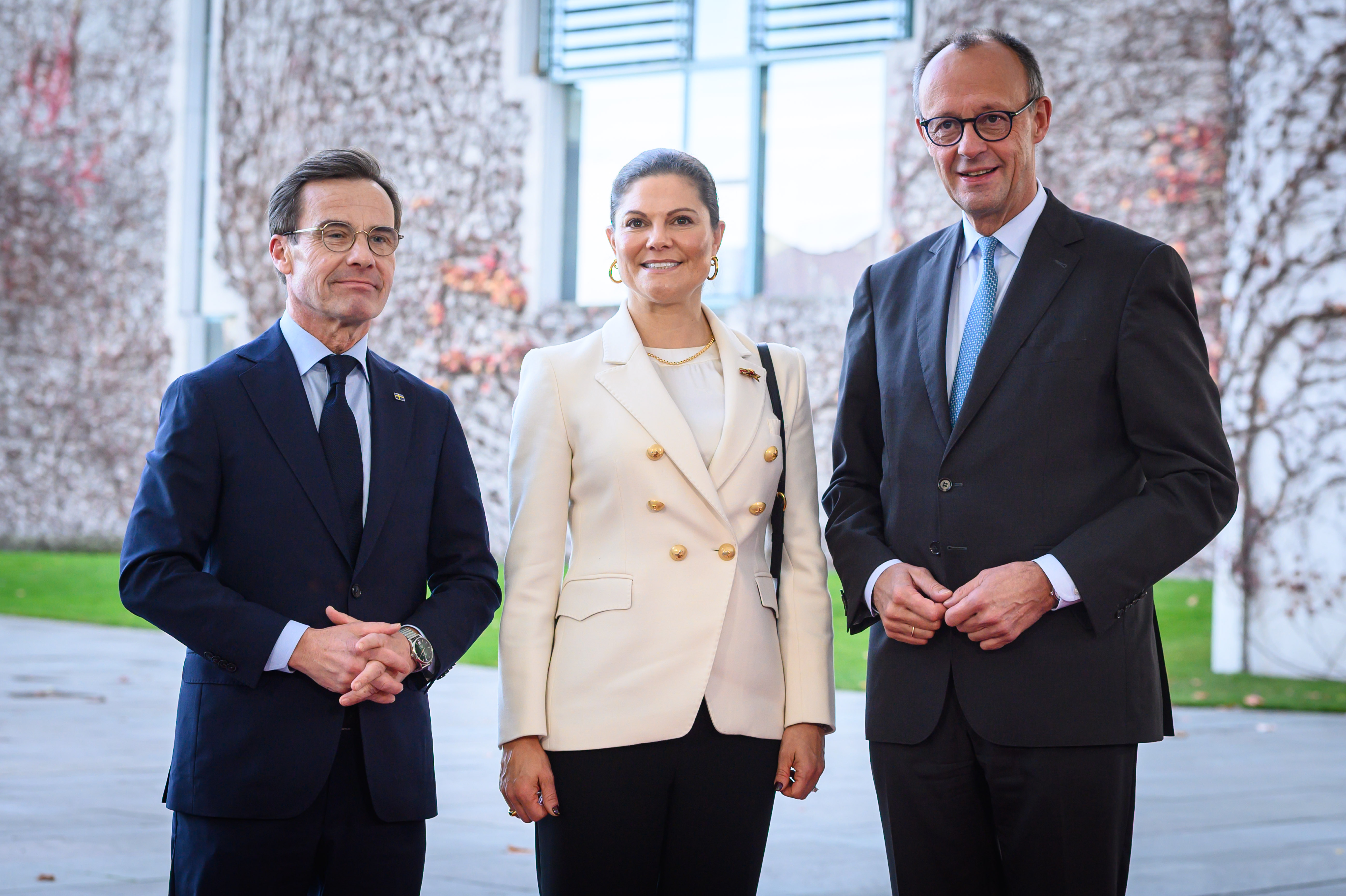 Berlin, Friedrich Merz trifft Ulf Kristersson