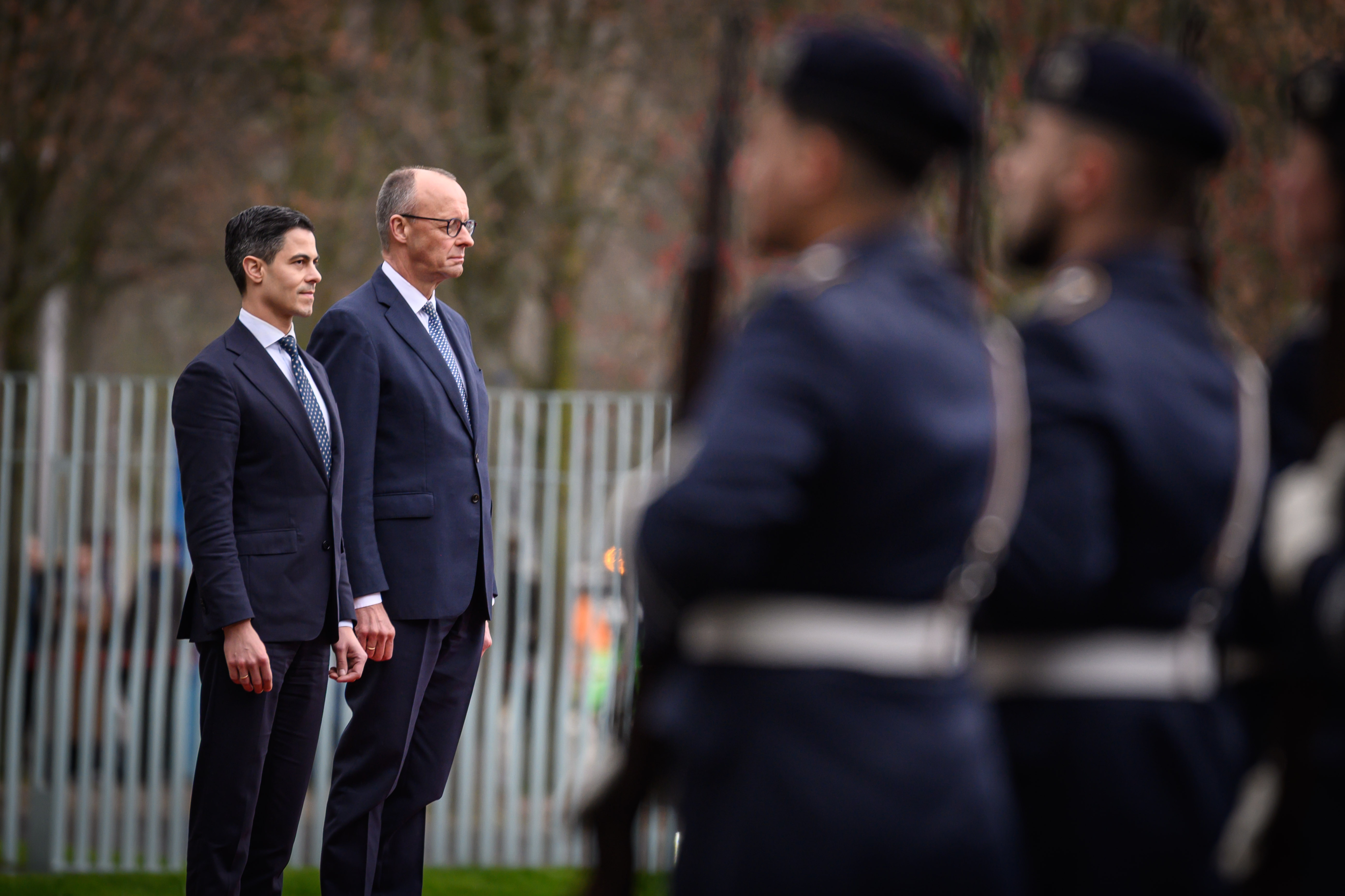 Berlin, Friedrich Merz trifft Rob Jetten