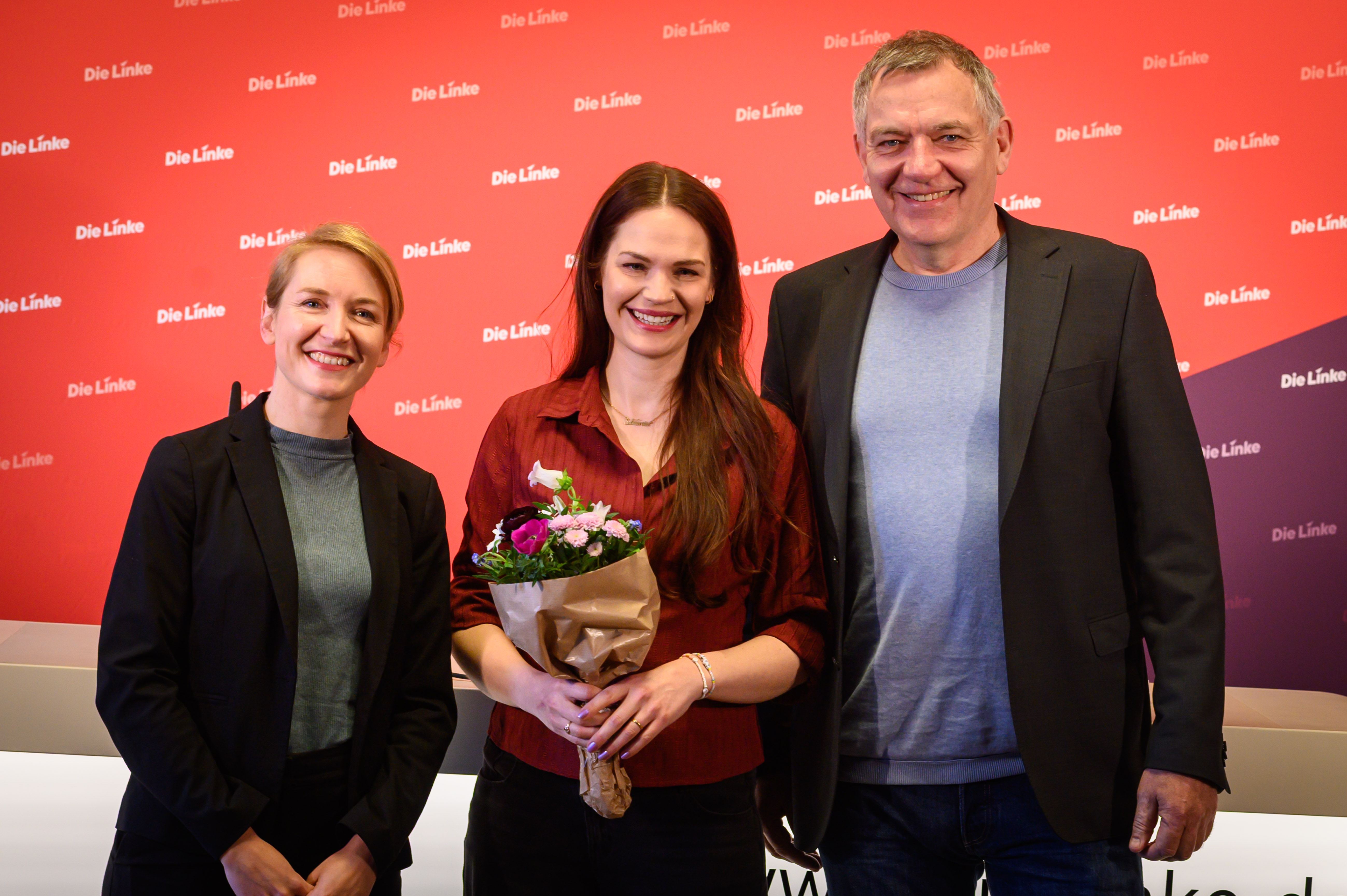 Berlin, Pressekonferenz Die Linke mit